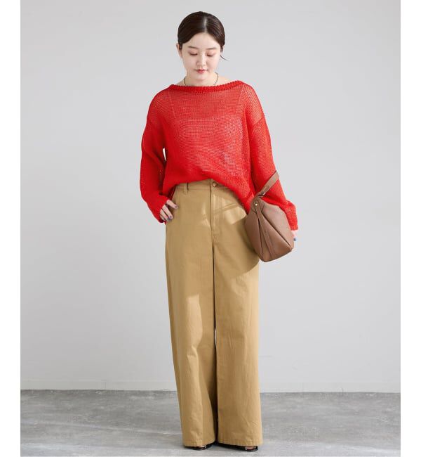 IENA「《予約》ギマコットンプルオーバー」|ニット・セーター|