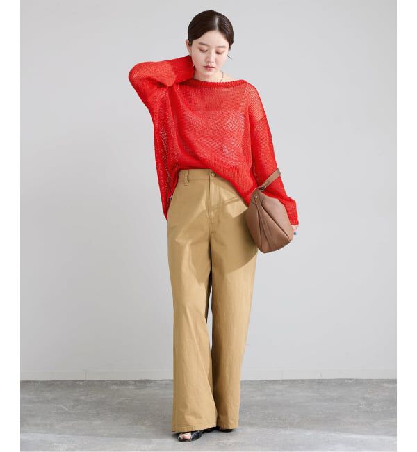 IENA「《予約》ギマコットンプルオーバー」|ニット・セーター|