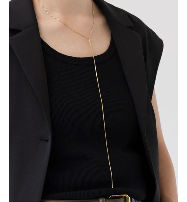 IENA「《追加4》SASKIA DIEZ/サスキア ディツ FINE NL FRINGE CUBIC ネックレス」|ネックレス|