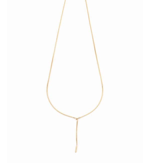 IENA「《追加4》SASKIA DIEZ/サスキア ディツ FINE NL FRINGE CUBIC ネックレス」|ネックレス|