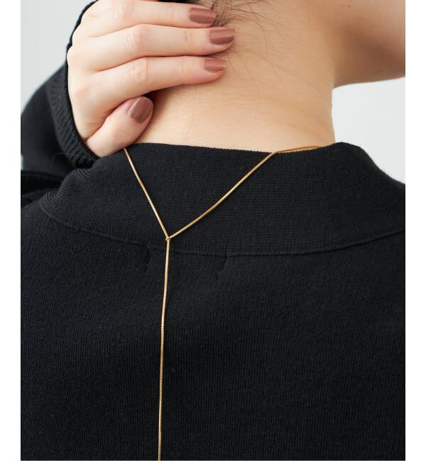 IENA「《追加4》SASKIA DIEZ/サスキア ディツ FINE NL FRINGE CUBIC ネックレス」|ネックレス|