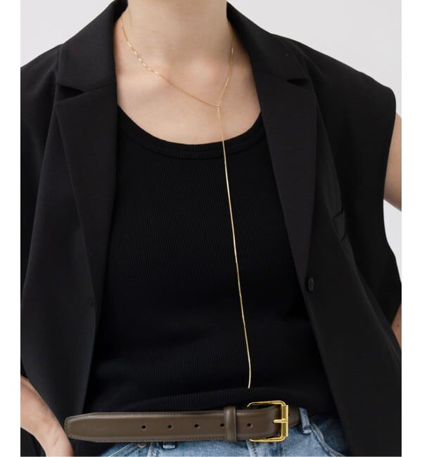 IENA「《追加4》SASKIA DIEZ/サスキア ディツ FINE NL FRINGE CUBIC ネックレス」|ネックレス|