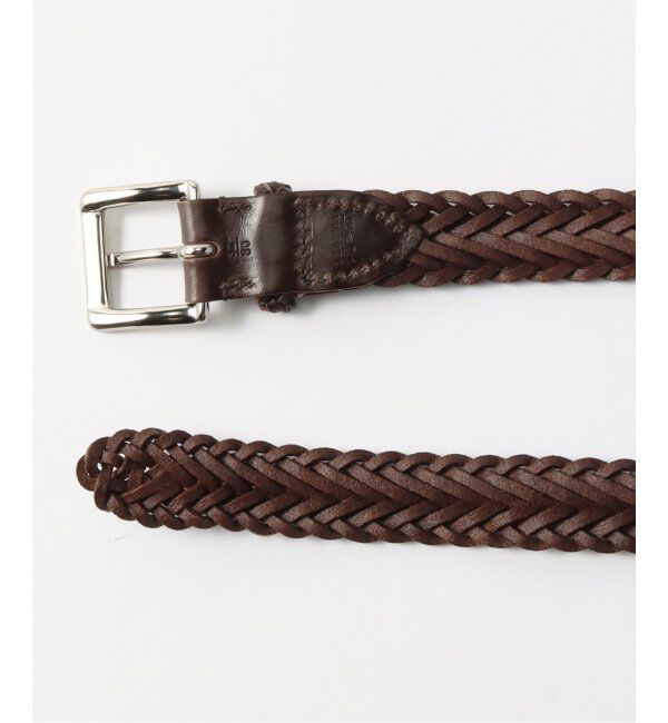 EDIFICE「【BEORMA / ベオーマ】34mm HERRINGBONE PLAITED BELT」|ベルト|