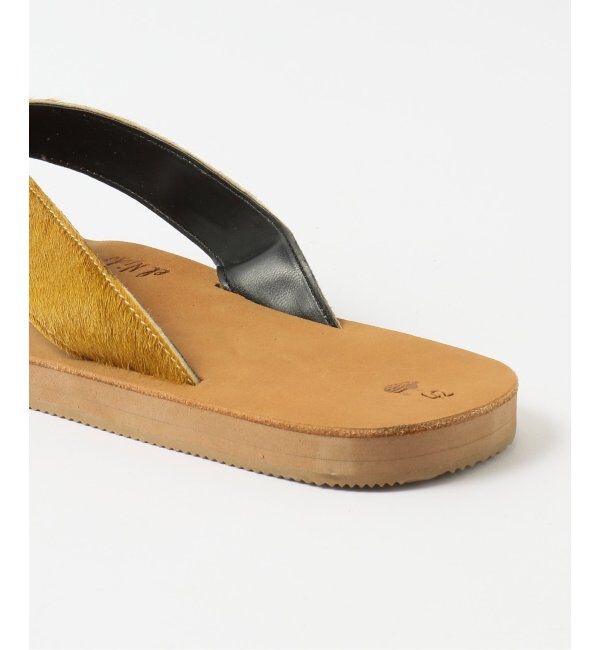 EDIFICE「EL NIDO FILIPS (エルニドフリップス) for BOUCLE ハラコヘアートングサンダ」|サンダル|