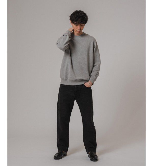EDIFICE「【LOOPWHEELER for LOWERCASE】ライトツリウラケ ルーズフィットスウェット」|スウェット・ジャージ|