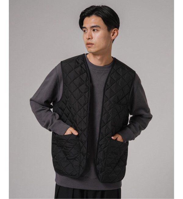 EDIFICE「《再入荷》Barbour for MARKAWARE & EDIFICE 別注 キルティングベスト」|ダウンベスト・ベスト|