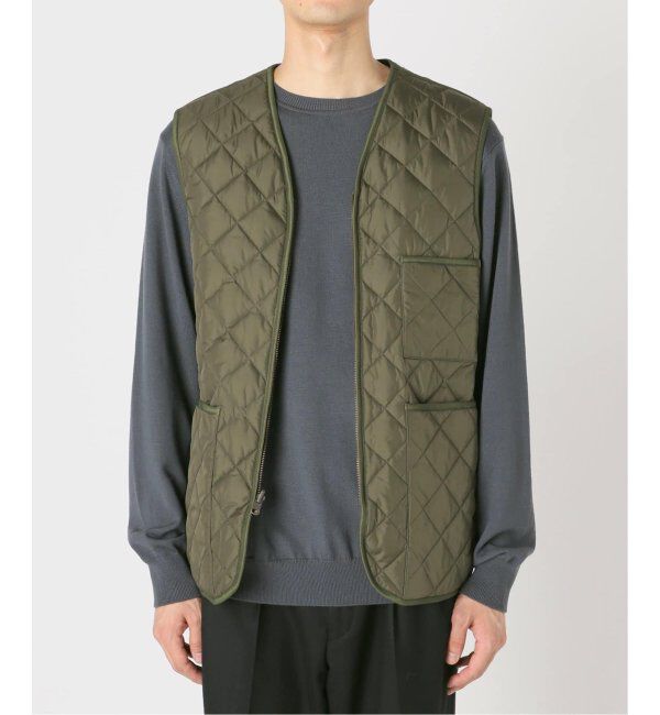 EDIFICE「《再入荷》Barbour for MARKAWARE & EDIFICE 別注 キルティングベスト」|ダウンベスト・ベスト|