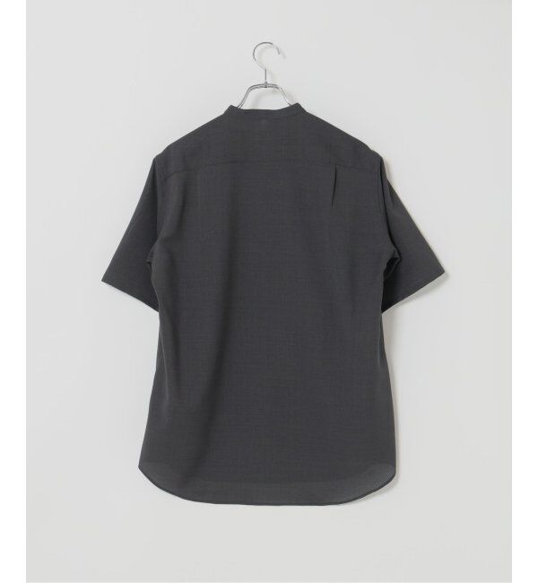 EDIFICE「"接触冷感＆吸水速乾" EVALET メッシュ バンドカラー シャツ」|シャツ・ブラウス|