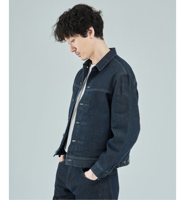 EDIFICE「COLOR DENIM トラッカージャケット」|デニムジャケット|