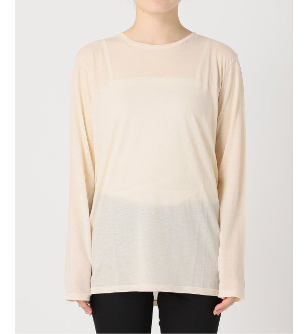 JOURNAL STANDARD「《追加2》クルーネックシアーロングTシャツ」|Tシャツ・カットソー|