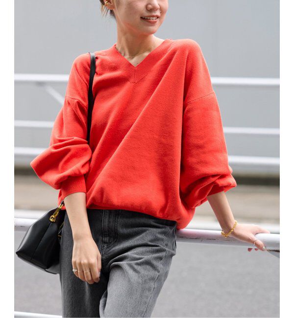 JOURNAL STANDARD relume「コットンフルニードルVネックプルオーバー」|ニット・セーター|