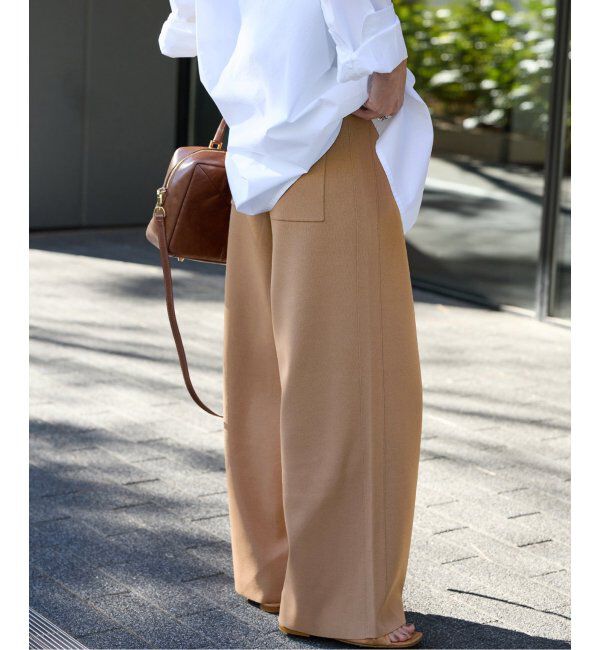 JOURNAL STANDARD「ウォッシャブルワイドパンツ」|その他|キャメル