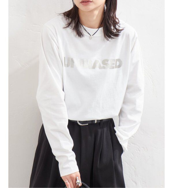 JOURNAL STANDARD「《追加6》UNBIASEDロングスリーブ Tシャツ」|Tシャツ・カットソー|シルバー