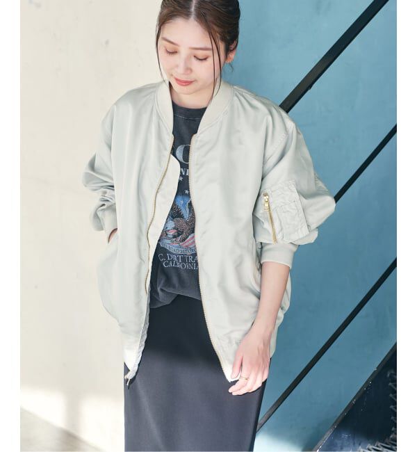 JOURNAL STANDARD「《追加》【洗える】ダブルジップMA-1」|ブルゾン・スタジャン|