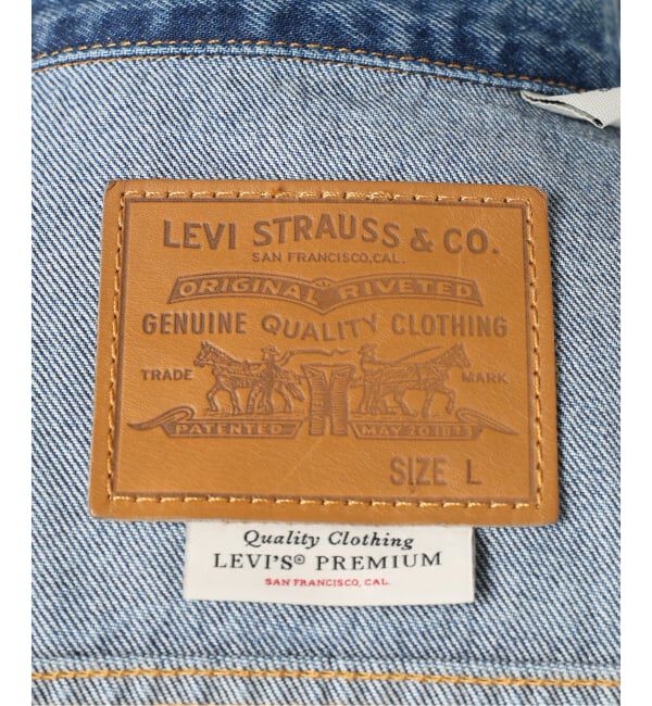 JOURNAL STANDARD relume「LEVI&rsquo;S(R) / リーバイス(R) 別注 TYPE III TRUCKER JACKET Selvedge INDIGO」|デニムジャケット|