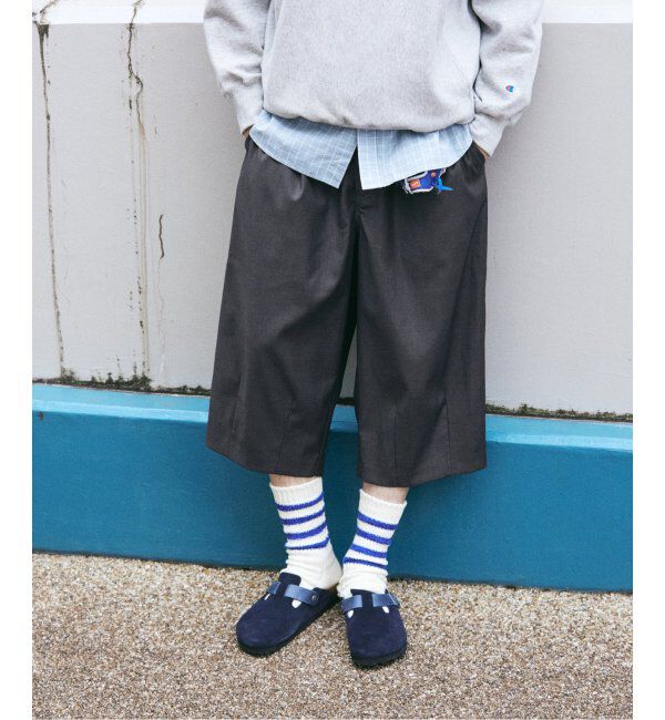 JOURNAL STANDARD「TR モダン スリー クォーター パンツ」|スラックス|グレー