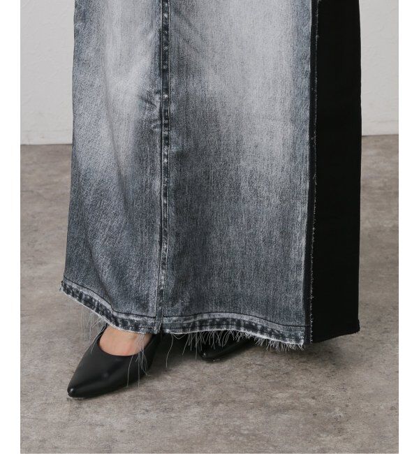 Oriens JOURNAL STANDARD「【OPEN YY / オープンワイワイ】FRONT JEAN EFFECTJERSEY SKIRT YY251SK006」|スカート|