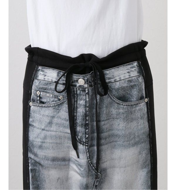 Oriens JOURNAL STANDARD「【OPEN YY / オープンワイワイ】FRONT JEAN EFFECTJERSEY SKIRT YY251SK006」|スカート|