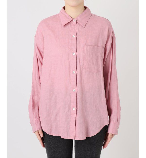 JOURNAL STANDARD relume「《追加》手洗い可 / カラーリネンオーバーサイズシャツ」|シャツ・ブラウス|
