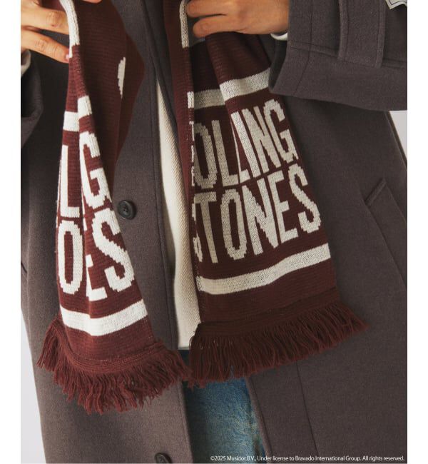 JOURNAL STANDARD relume「THE ROLLING STONES / ローリングストーンズ 別注 サッカー マフラー」|マフラー|
