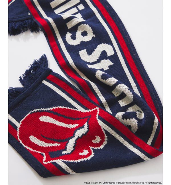 JOURNAL STANDARD relume「THE ROLLING STONES / ローリングストーンズ 別注 サッカー マフラー」|マフラー|