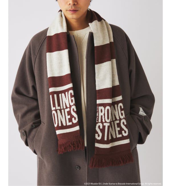 JOURNAL STANDARD relume「THE ROLLING STONES / ローリングストーンズ 別注 サッカー マフラー」|マフラー|