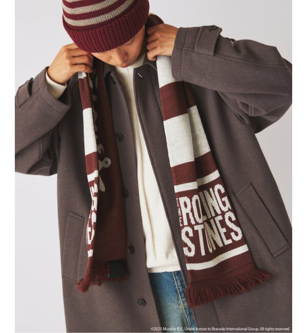 JOURNAL STANDARD relume「THE ROLLING STONES / ローリングストーンズ 別注 サッカー マフラー」|マフラー|