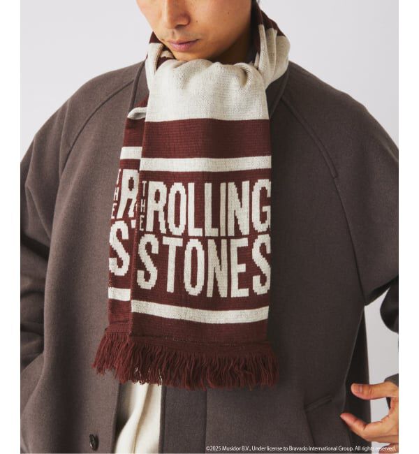 JOURNAL STANDARD relume「THE ROLLING STONES / ローリングストーンズ 別注 サッカー マフラー」|マフラー|