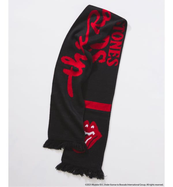 JOURNAL STANDARD relume「THE ROLLING STONES / ローリングストーンズ 別注 サッカー マフラー」|マフラー|