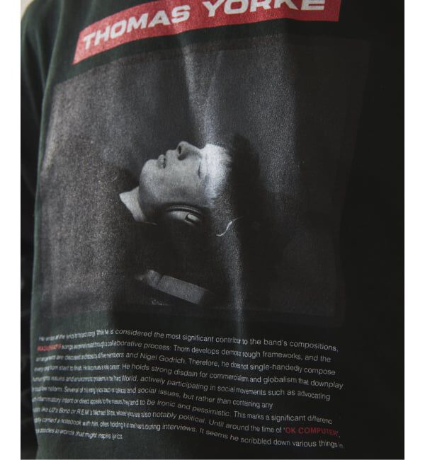 JOURNAL STANDARD relume「《予約》【THE CULTURE CODE】レディオヘッド "Thom Yorke" by Kevin Cummins ロンT」|Tシャツ・カットソー|