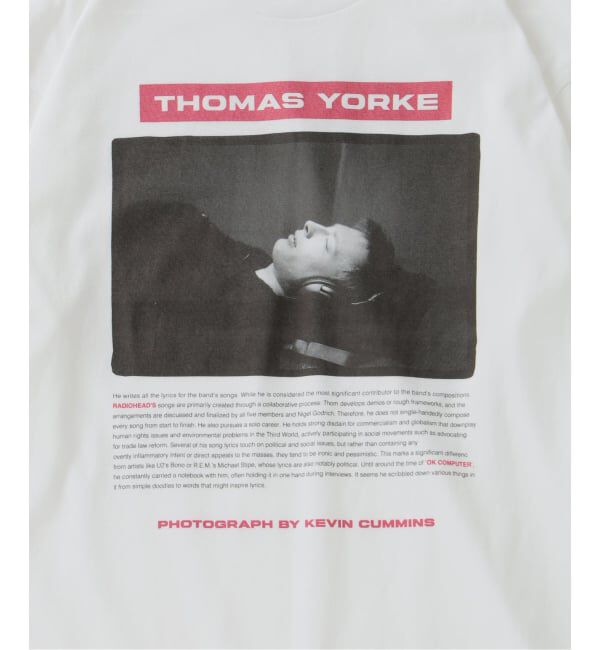 JOURNAL STANDARD relume「《予約》【THE CULTURE CODE】レディオヘッド "Thom Yorke" by Kevin Cummins ロンT」|Tシャツ・カットソー|