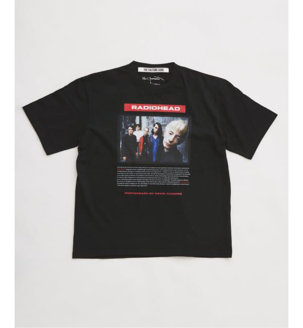 JOURNAL STANDARD relume「《予約》【THE CULTURE CODE】レディオヘッド by Kevin Cummins フォトTシャツ」|Tシャツ・カットソー|ブラック
