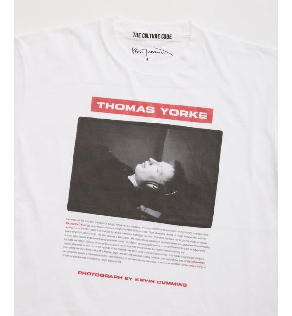 JOURNAL STANDARD relume「《予約》【THE CULTURE CODE】レディオヘッド by Kevin Cummins フォトTシャツ」|Tシャツ・カットソー|