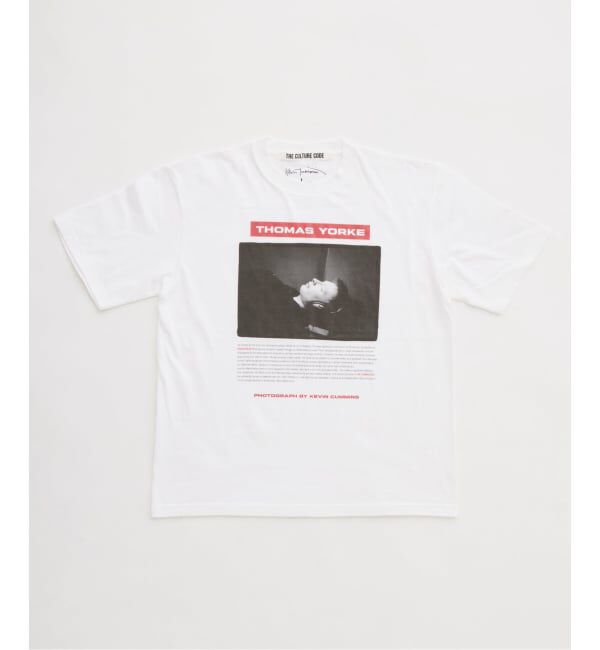 JOURNAL STANDARD relume「《予約》【THE CULTURE CODE】レディオヘッド by Kevin Cummins フォトTシャツ」|Tシャツ・カットソー|ホワイト A