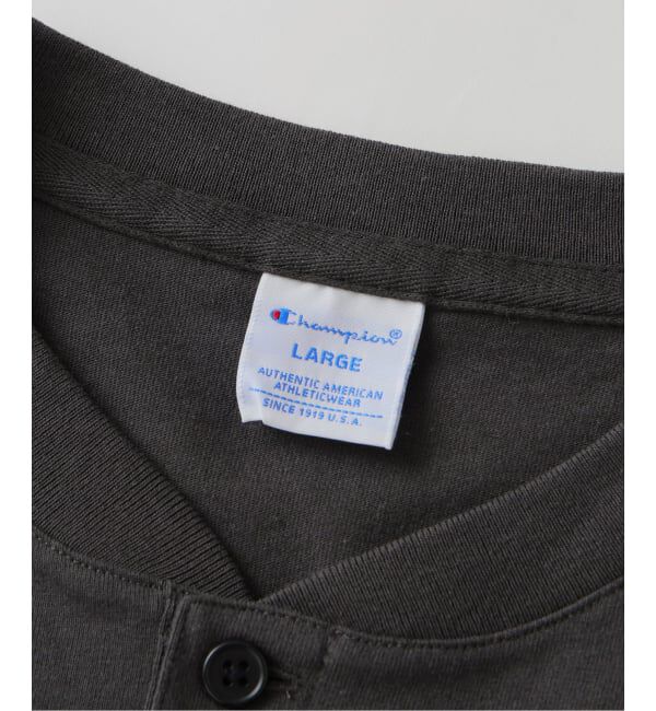 JOURNAL STANDARD「《予約》CHAMPION / チャンピオン for JS 長袖 ヘンリーネック」|Tシャツ・カットソー|