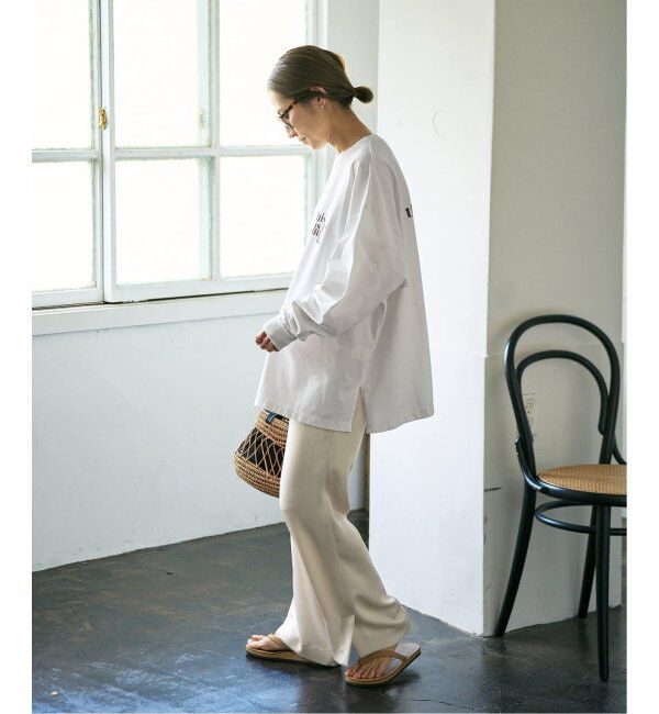 FRAMeWORK「≪追加≫【haru&times;FRAMeWORK】ロゴロンT2」|Tシャツ・カットソー|