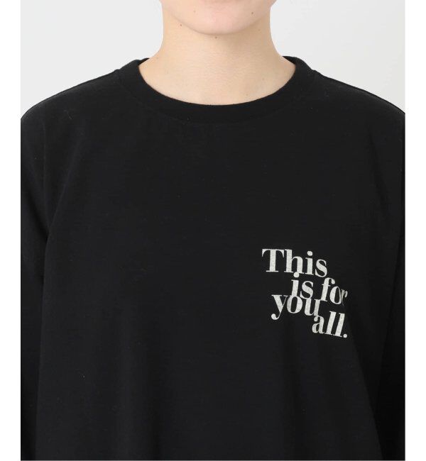 FRAMeWORK「≪追加≫【haru&times;FRAMeWORK】ロゴロンT2」|Tシャツ・カットソー|