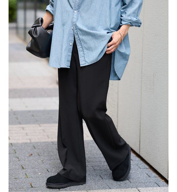 FRAMeWORK「≪追加≫セミフレアパンツ」|スラックス|