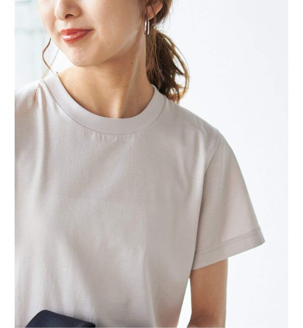 Spick and Span「≪追加≫ファインコットンTシャツ」|Tシャツ・カットソー|グレーB