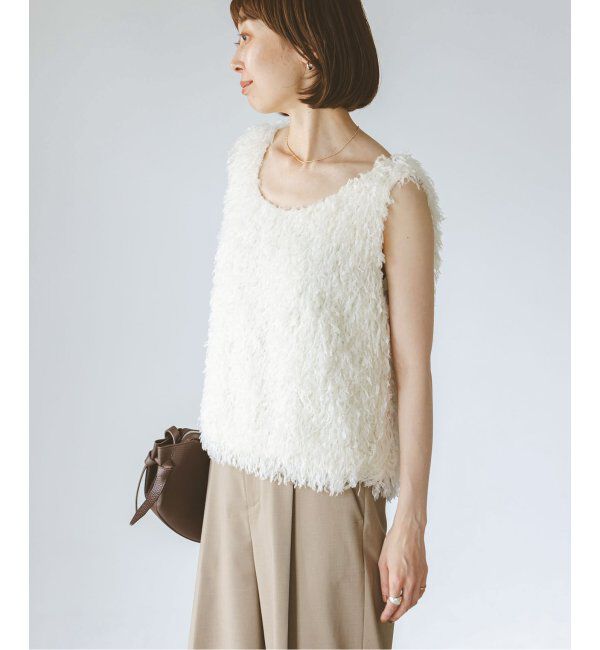 NOBLE「フェザーヤーンタンクトッププルオーバー」|シャツ・ブラウス|