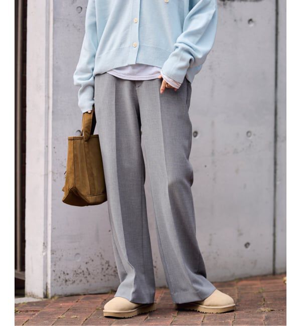 FRAMeWORK「≪追加≫セミフレアパンツ3」|スラックス|