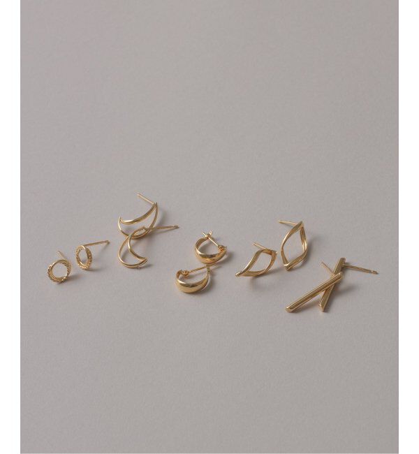 Lilas by Spick&Span「ワイヤーラインピアス K18（両耳）」|ピアス|