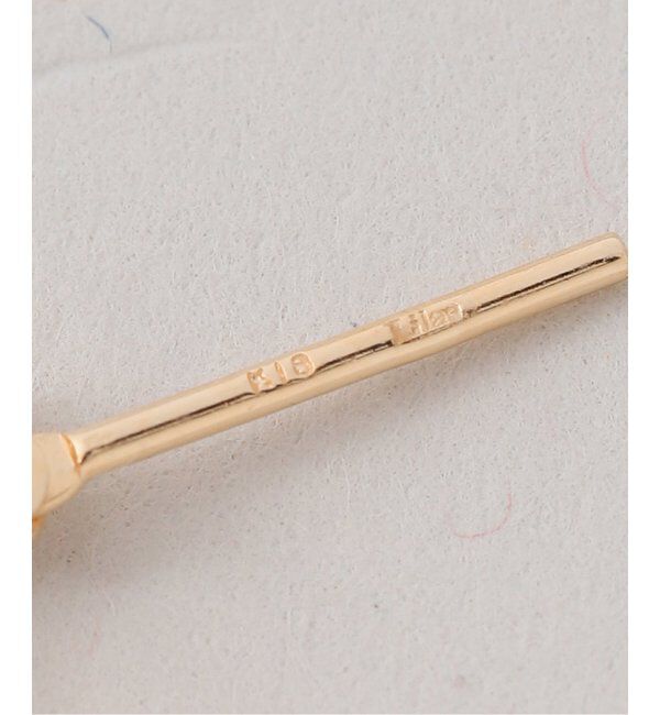 Lilas by Spick&Span「ワイヤーラインピアス K18（両耳）」|ピアス|