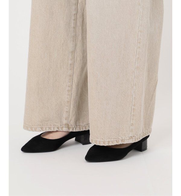 FRAMeWORK「ブリーチデニムイージーパンツ」|デニム|