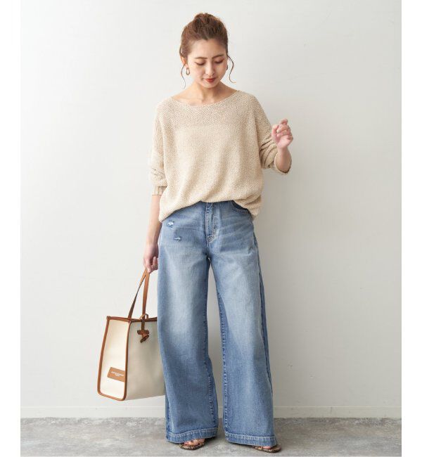 Spick and Span「《追加》5 1/2 BAGGY DENIM」|デニム|