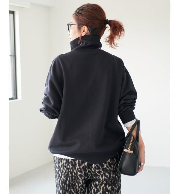 Spick and Span「《WEB限定 / 追加2》裏毛ハイネックプルオーバー」|スウェット・ジャージ|