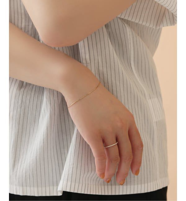 Lilas by Spick&Span「コンパクトチェーンブレス K10」|ブレスレット・バングル|