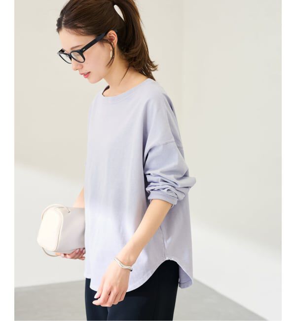 FRAMeWORK「≪追加≫ウェットオゾン加工L/Tee」|Tシャツ・カットソー|サックスブルー