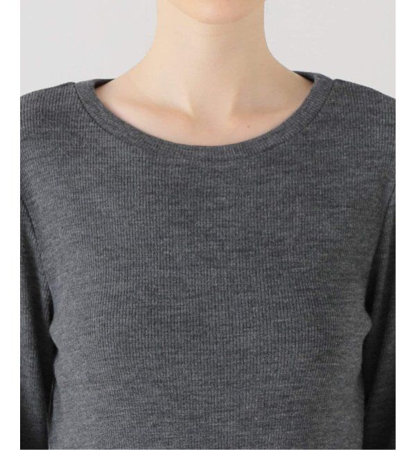  「《追加》【洗える】ウールテレコクルーネックカットソー」|Tシャツ・カットソー|
