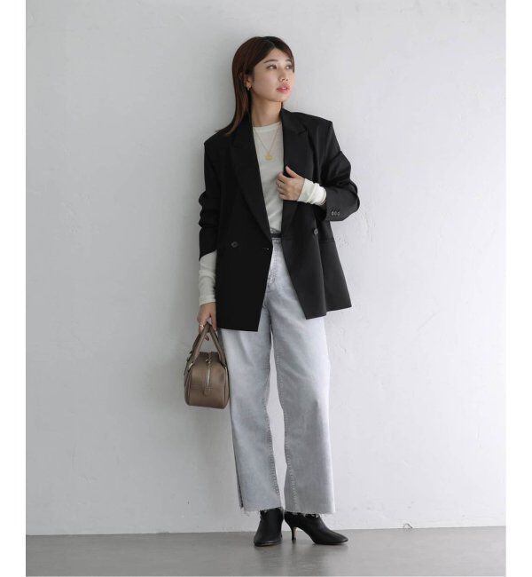  「《追加》【洗える】ウールテレコクルーネックカットソー」|Tシャツ・カットソー|